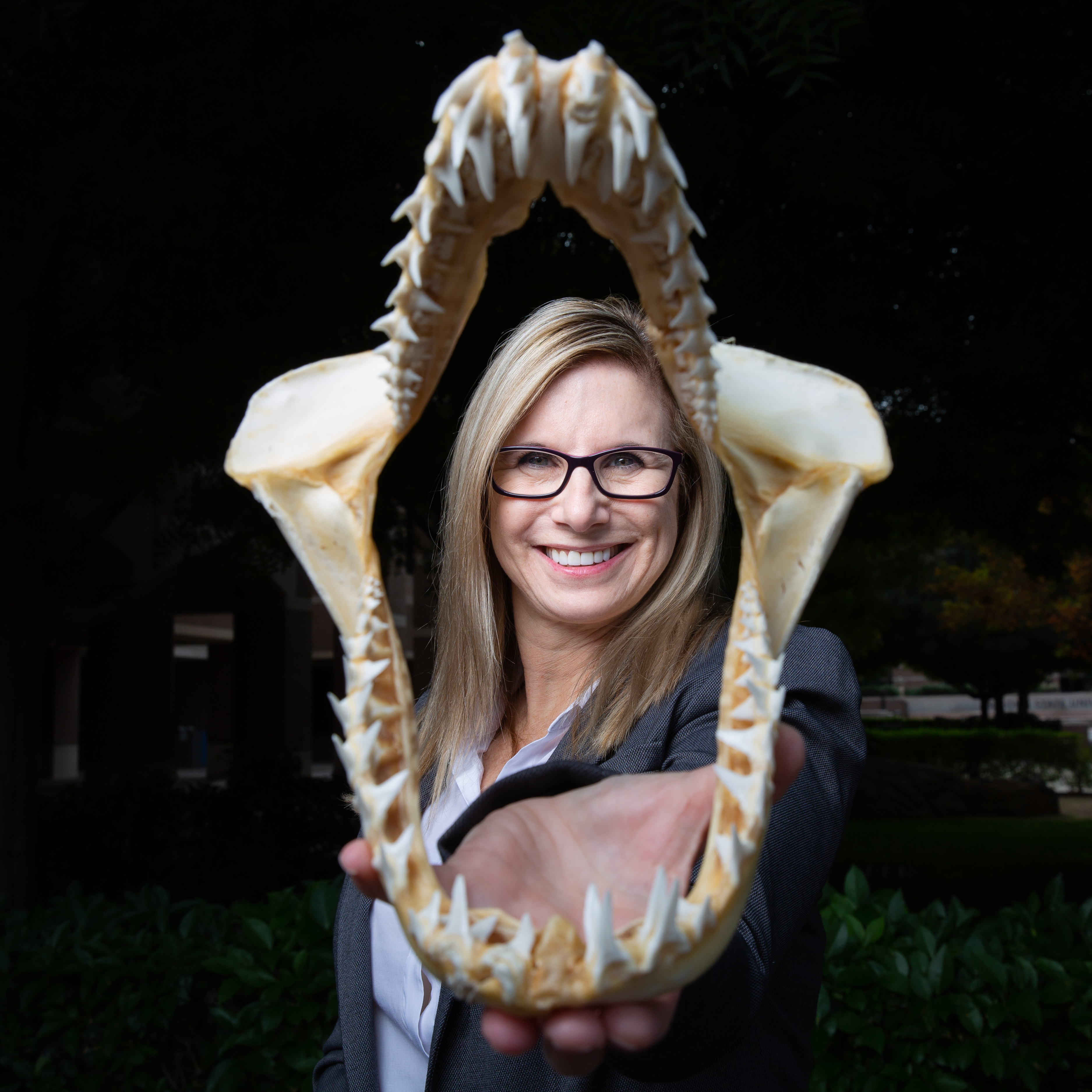 Escaping from the editor’s jaws. Lara Ferry is the Principle Investigator of the Functional Morphology lab in Arizona State University.